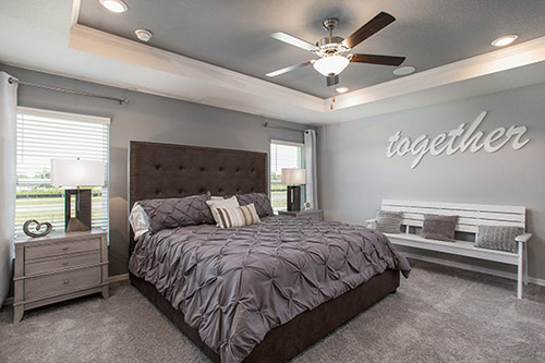 Lighting tips for your home - Use layered lighting in bedrooms.